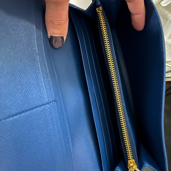 Prada Safiano wallet blue - Picture 10 of 11